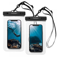 SPIGEN A601 ÉTUI ÉTANCHE UNIVERSEL 2-PACK TRANSPARENT