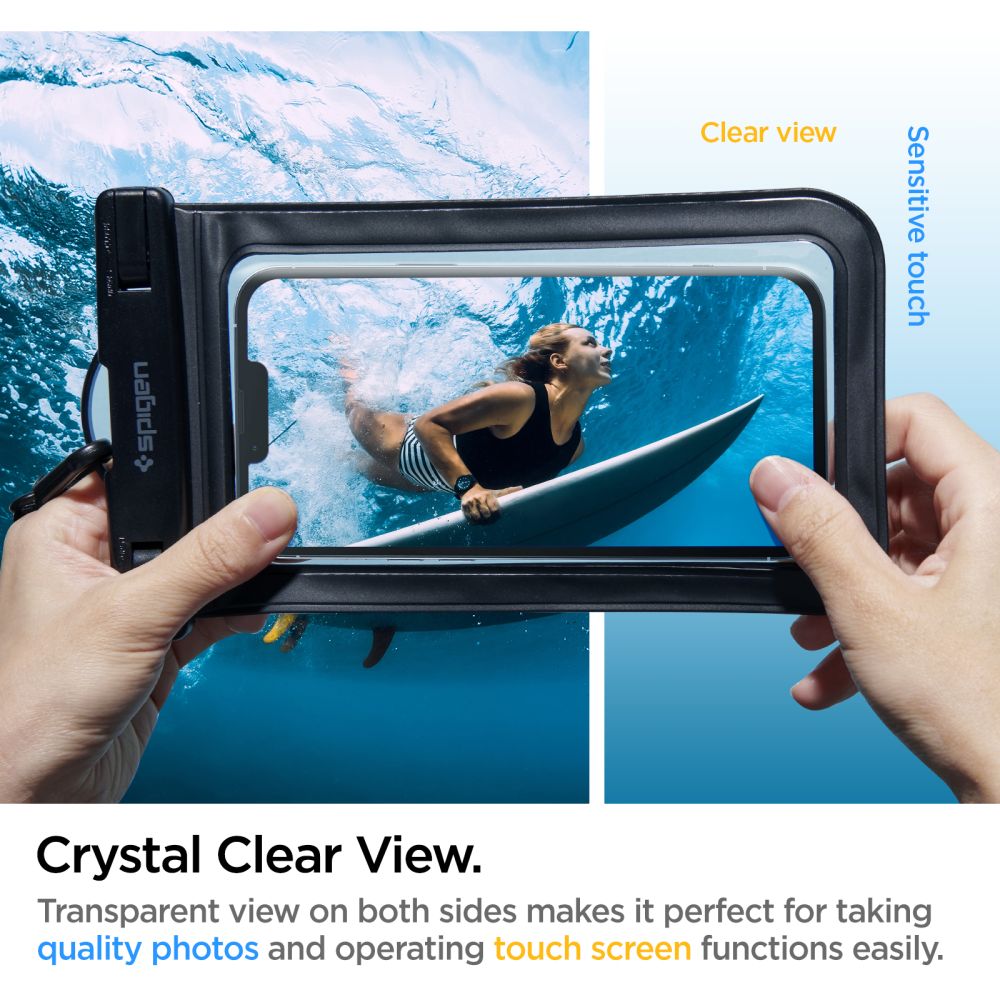 COQUE ÉTANCHE SPIGEN A601 COQUE ÉTANCHE UNIVERSELLE NOIRE