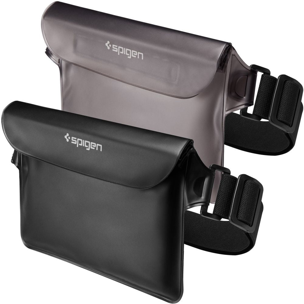 Housse étanche Spigen A620 Sac banane étanche universel 2 pièces noir