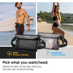 SAC À DOS ÉTANCHE SPIGEN A620 SAC À LA CEINTURE ÉTANCHE NOIR