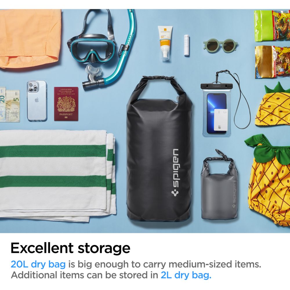Housse étanche Spigen A630 sac étanche universel noir
