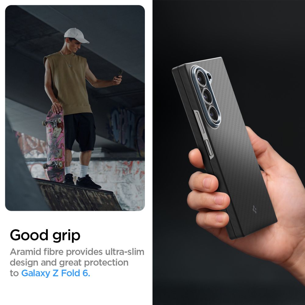 COQUE SPIGEN AIRSKIN GALAXY Z FOLD 6 ARAMIDE NOIRE