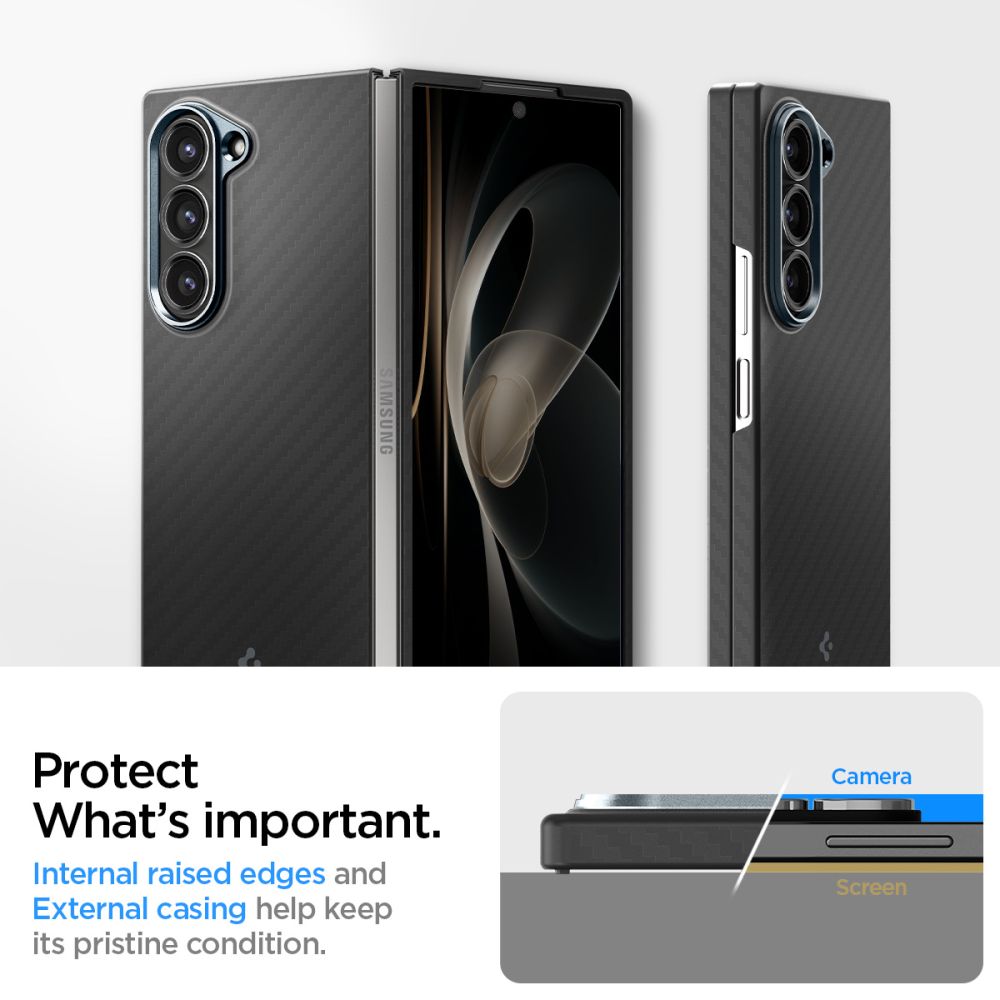 COQUE SPIGEN AIRSKIN GALAXY Z FOLD 6 ARAMIDE NOIRE