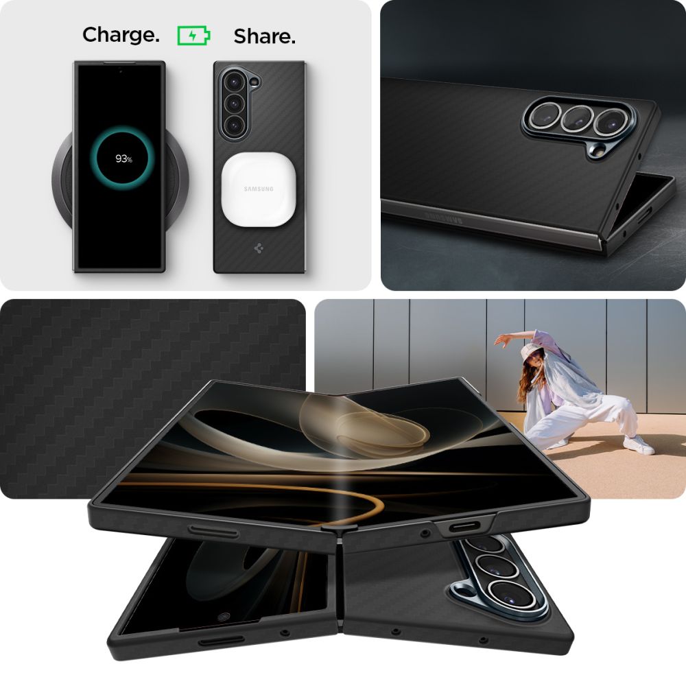 COQUE SPIGEN AIRSKIN GALAXY Z FOLD 6 ARAMIDE NOIRE