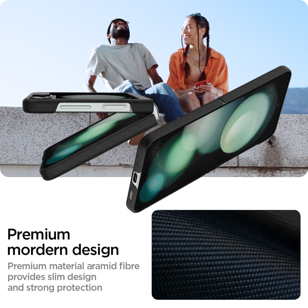 COQUE SPIGEN AIRSKIN "PRO" GALAXY Z FLIP 5 NOIRE
