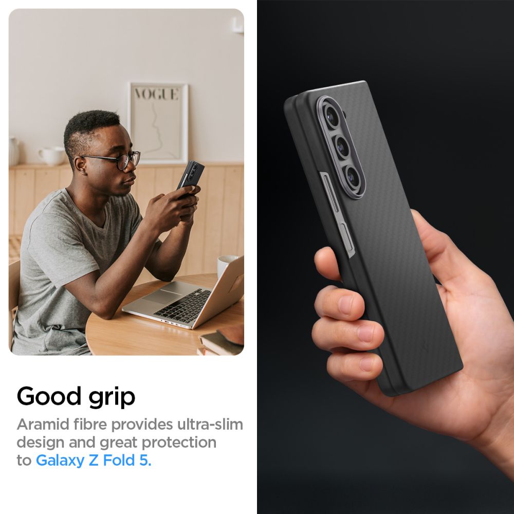 COQUE SPIGEN AIRSKIN "PRO" GALAXY Z FOLD 5 NOIRE