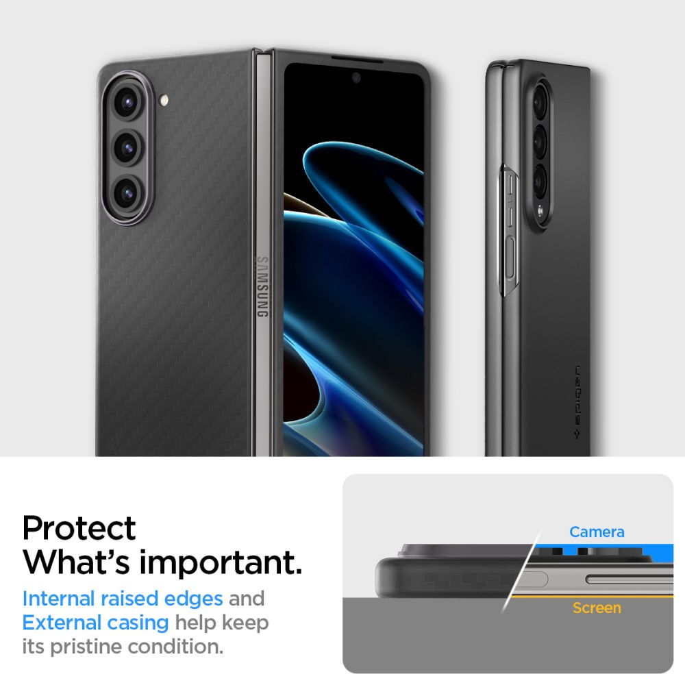 COQUE SPIGEN AIRSKIN "PRO" GALAXY Z FOLD 5 NOIRE