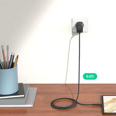 SPIGEN ARCSTATION PRO GAN-651 CHARGEUR RÉSEAU 1 PORT 65W + CÂBLE TYPE-C NOIR
