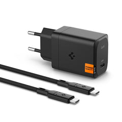 SPIGEN ARCSTATION PRO GAN-651 CHARGEUR RÉSEAU 1 PORT 65W + CÂBLE TYPE-C NOIR
