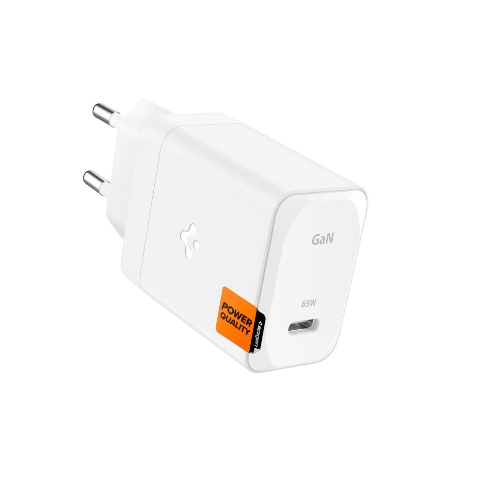 SPIGEN ARCSTATION PRO GAN-651 CHARGEUR RÉSEAU 1 PORT 65W + CÂBLE TYPE-C BLANC