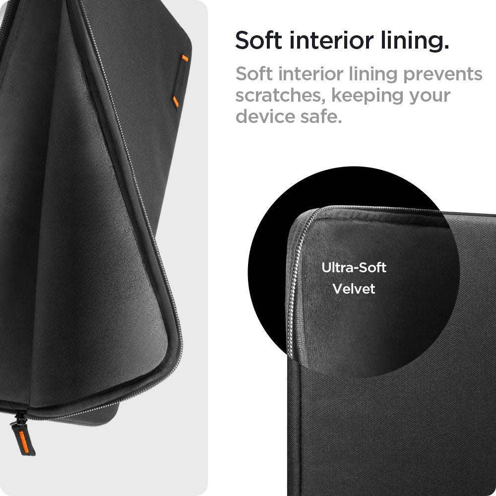 SAC SPIGEN BASIC POUCH ORDINATEUR PORTABLE 13-14 NOIR