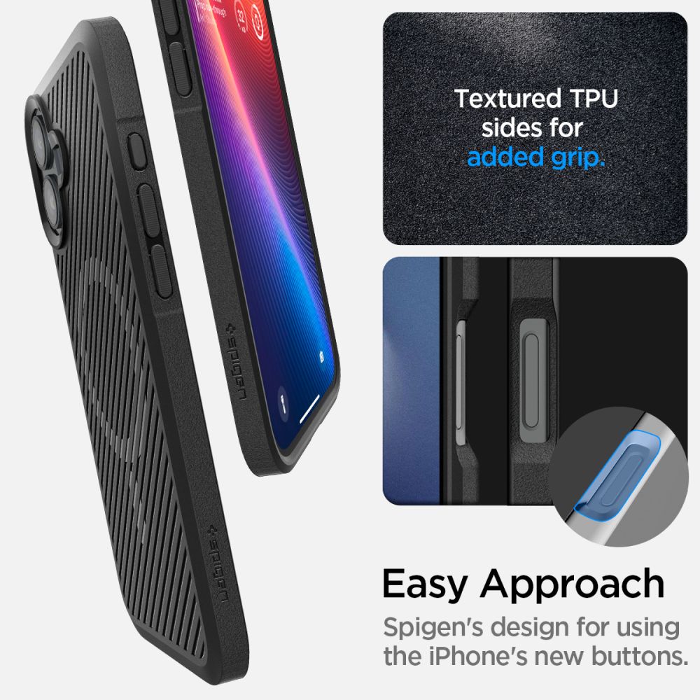 COQUE SPIGEN CORE ARMOR MAG MAGSAFE IPHONE 16 NOIR MAT