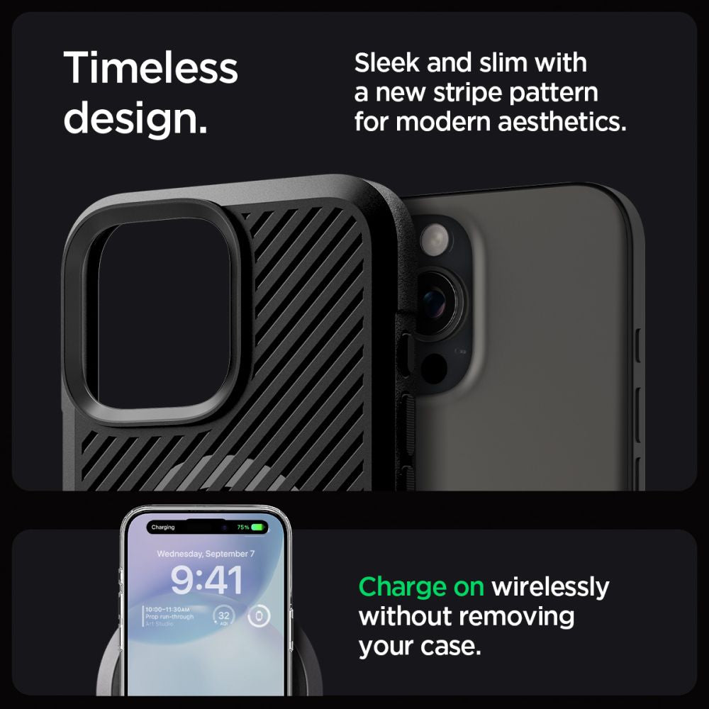COQUE SPIGEN CORE ARMOR MAG MAGSAFE IPHONE 16 PRO MAX NOIR MAT