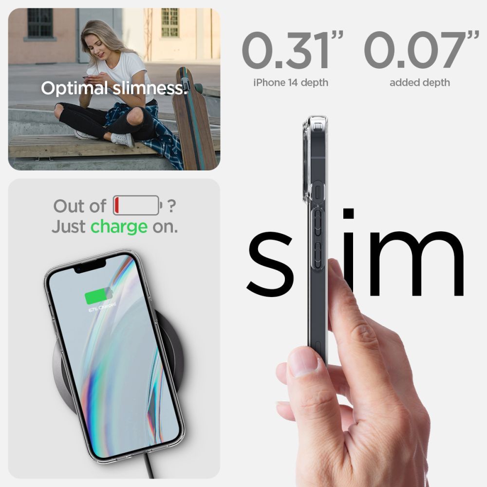 COQUE SPIGEN CRYSTAL PACK IPHONE 14 PLUS TRANSPARENT