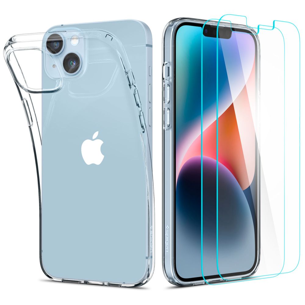 COQUE SPIGEN CRYSTAL PACK IPHONE 14 PLUS TRANSPARENT