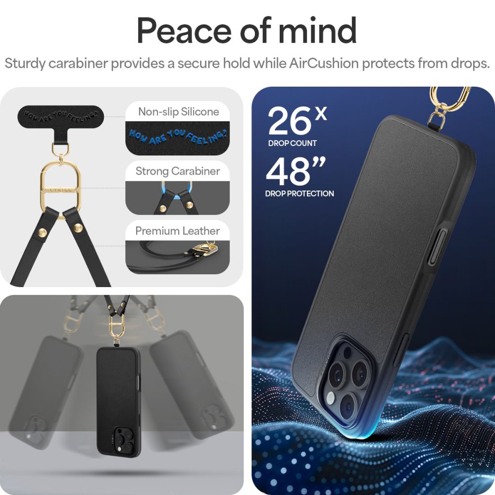 COQUE SPIGEN CYRILL KAJUK CLASSIC CHARM MAG MAGSAFE IPHONE 16 PRO NOIR
