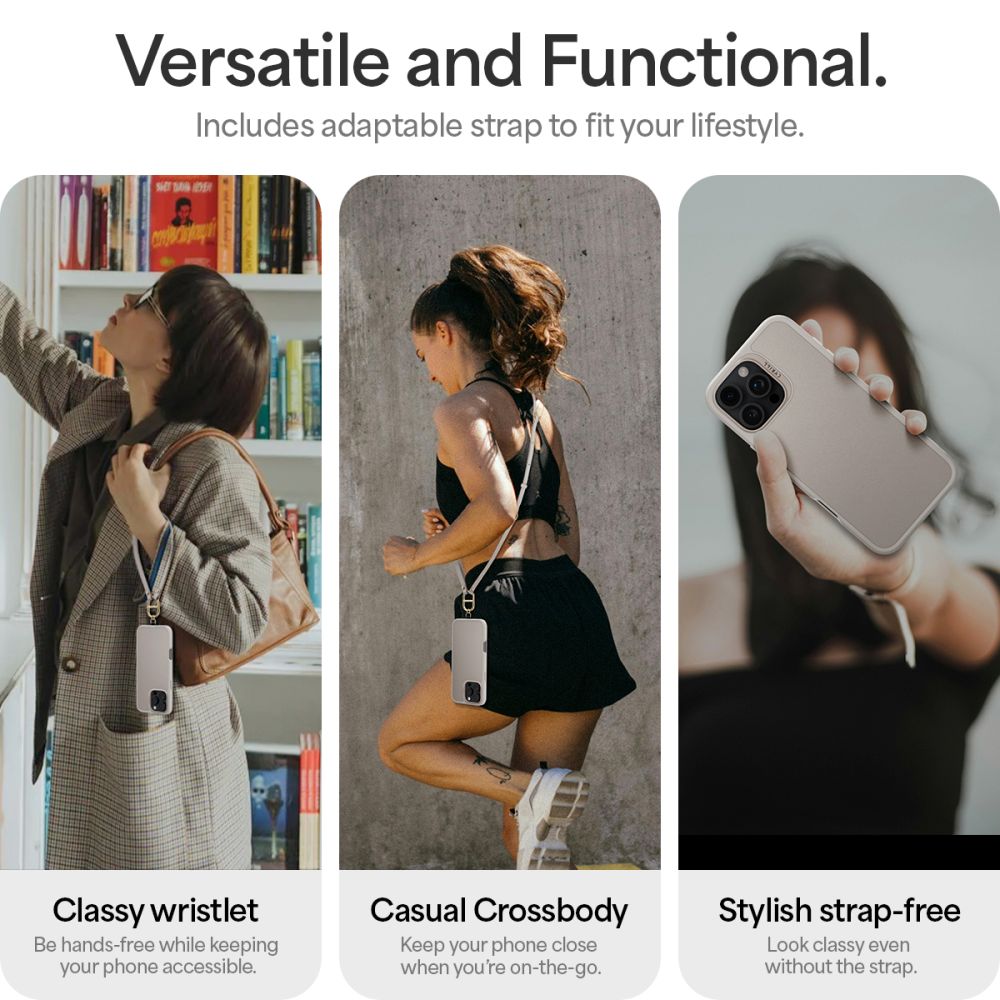 COQUE SPIGEN CYRILL KAJUK CLASSIC CHARM MAG MAGSAFE IPHONE 16 PRO CRÈME