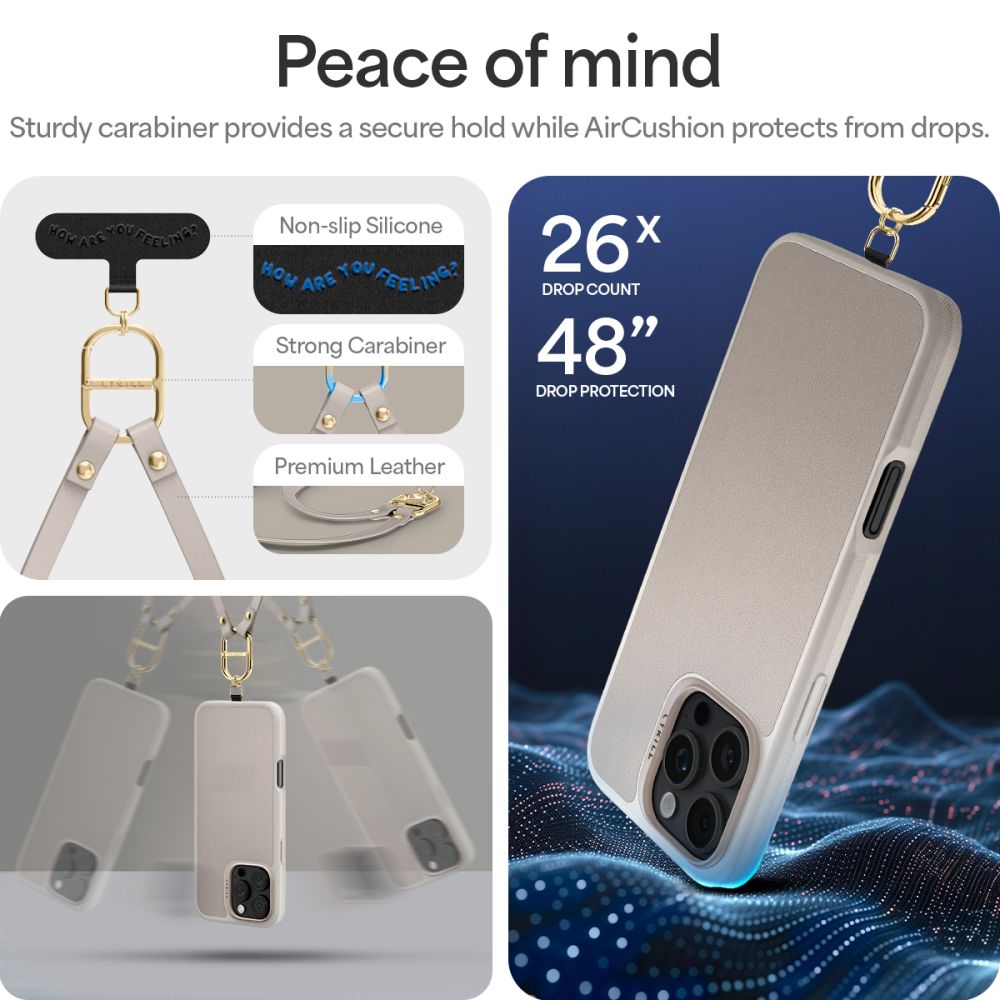 COQUE SPIGEN CYRILL KAJUK CLASSIC CHARM MAG MAGSAFE IPHONE 16 PRO MAX CRÈME