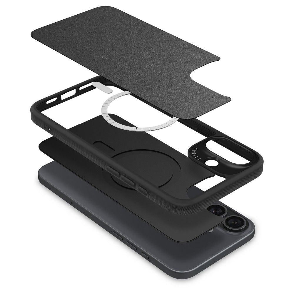 COQUE SPIGEN CYRILL KAJUK MAG MAGSAFE IPHONE 16 NOIR