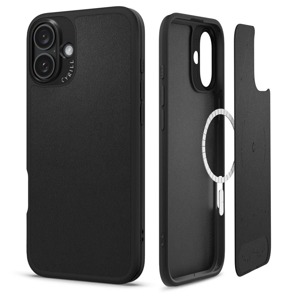 COQUE SPIGEN CYRILL KAJUK MAG MAGSAFE IPHONE 16 NOIR