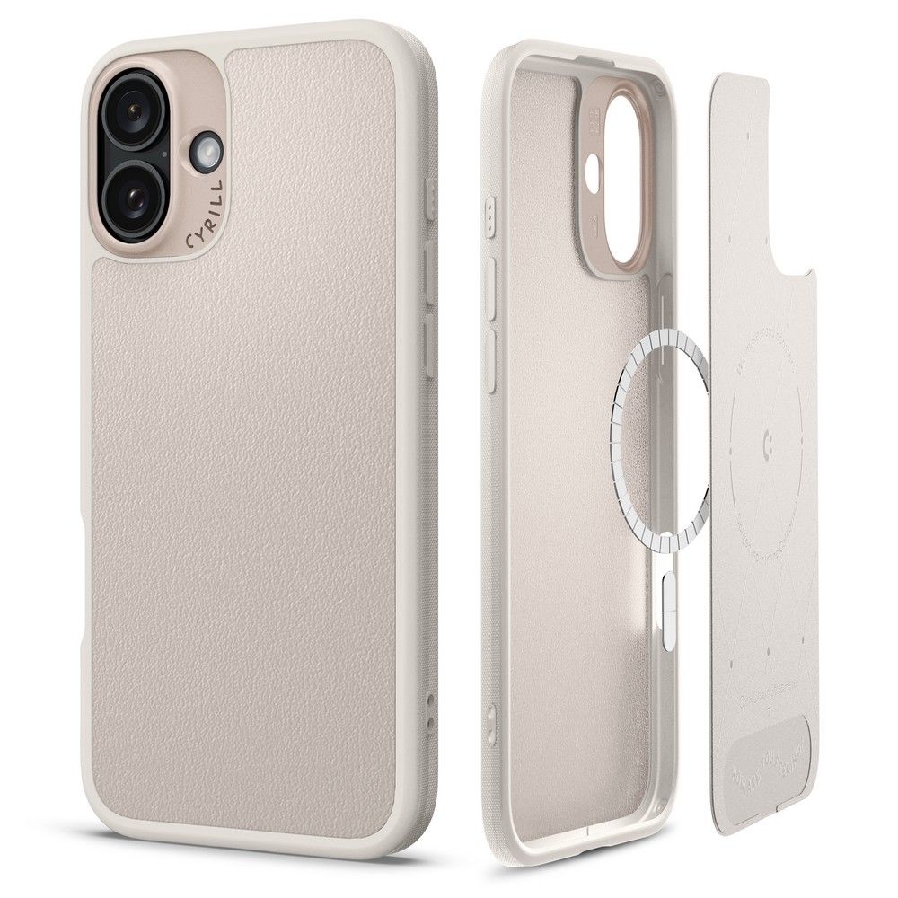 COQUE SPIGEN CYRILL KAJUK MAG MAGSAFE IPHONE 16 CRÈME
