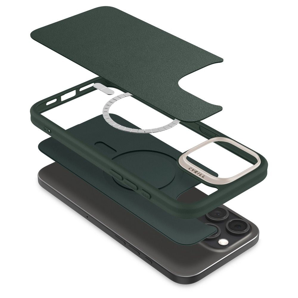 COQUE SPIGEN CYRILL KAJUK MAG MAGSAFE IPHONE 16 PRO VERT FORESTIER