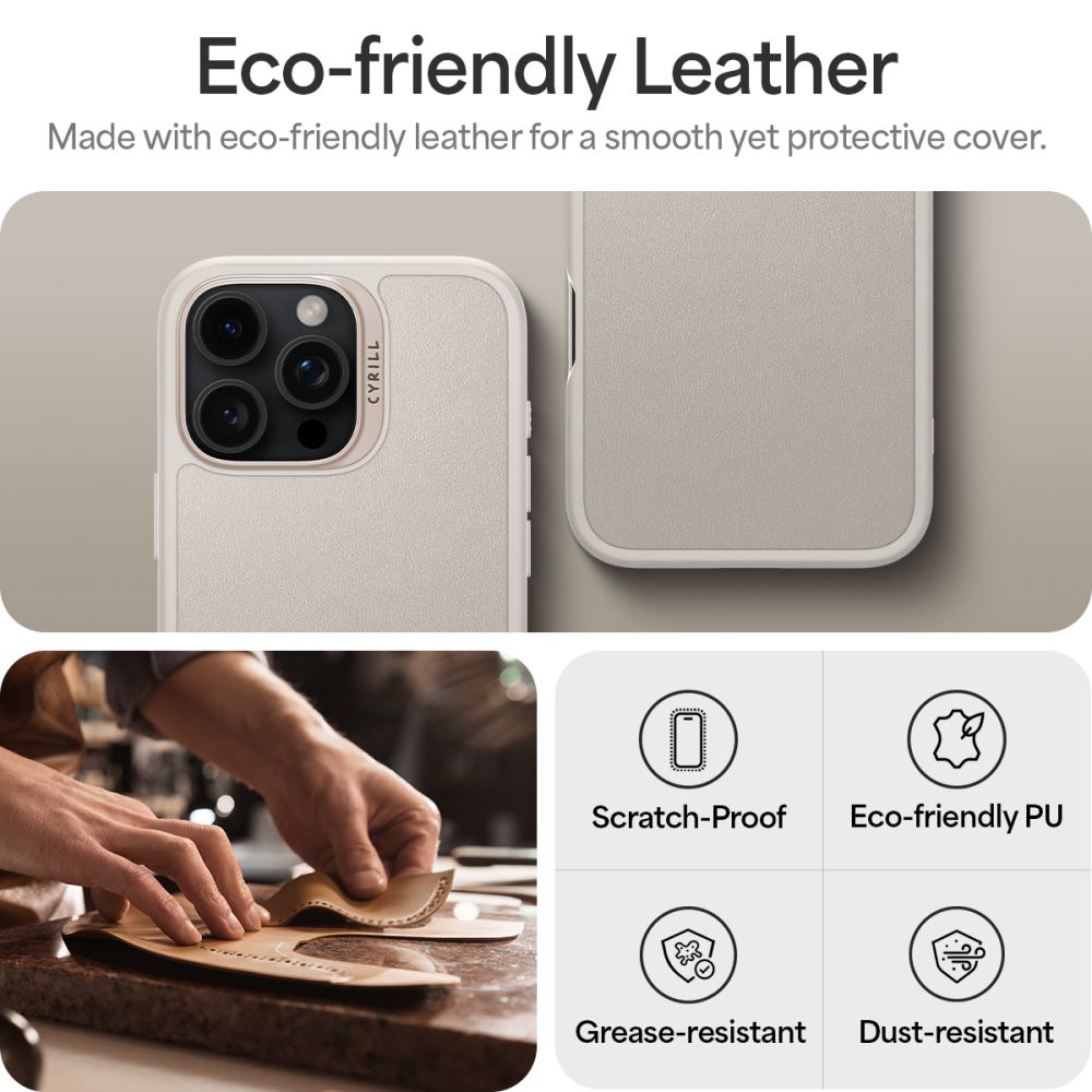 COQUE SPIGEN CYRILL KAJUK MAG MAGSAFE IPHONE 16 PRO MAX CRÈME