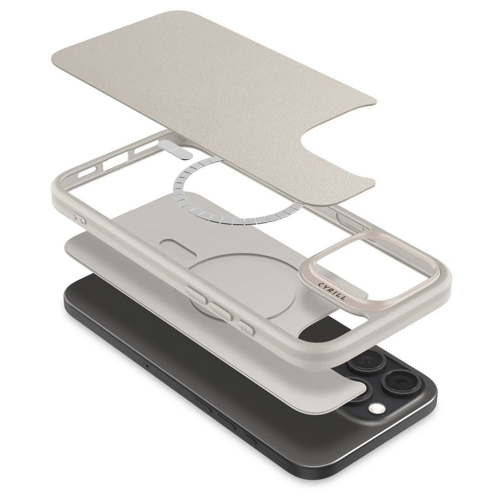 COQUE SPIGEN CYRILL KAJUK MAG MAGSAFE IPHONE 16 PRO MAX CRÈME