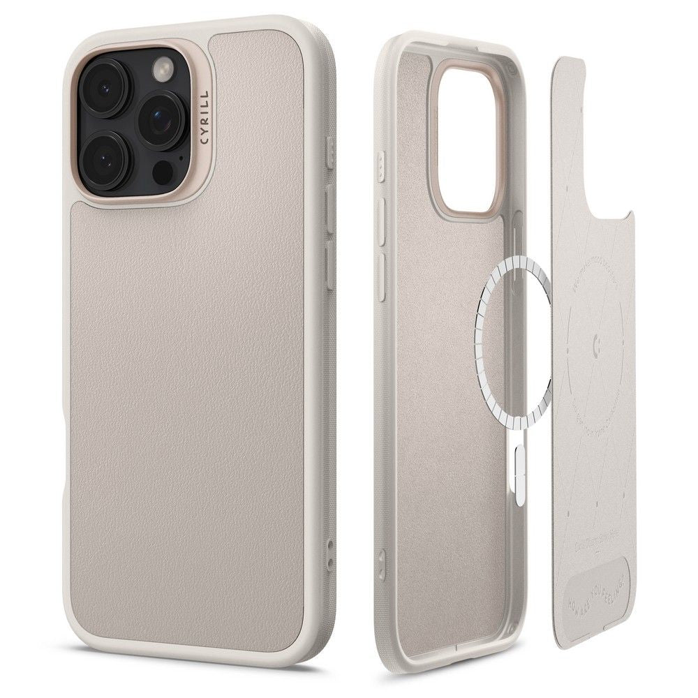 COQUE SPIGEN CYRILL KAJUK MAG MAGSAFE IPHONE 16 PRO MAX CRÈME