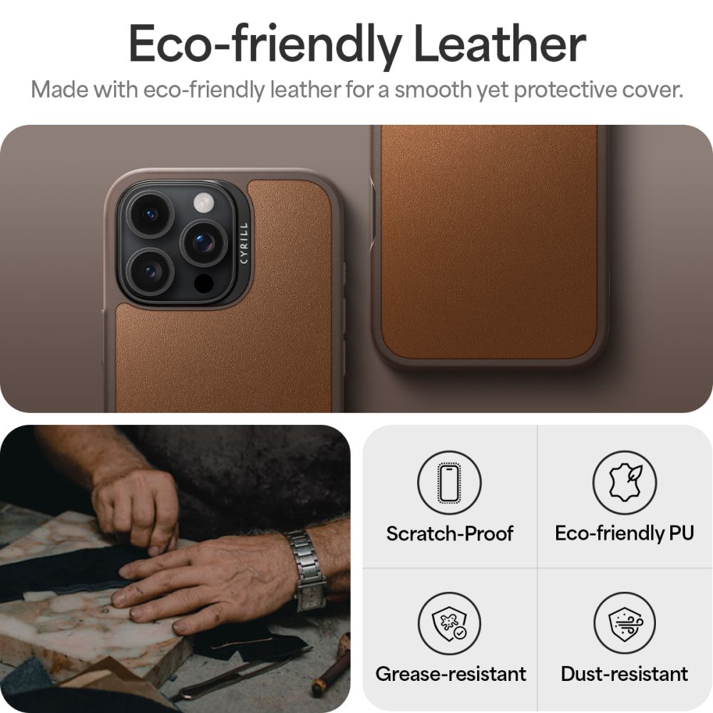 COQUE SPIGEN CYRILL KAJUK MAG MAGSAFE IPHONE 16 PRO MAX MARRON SELLE
