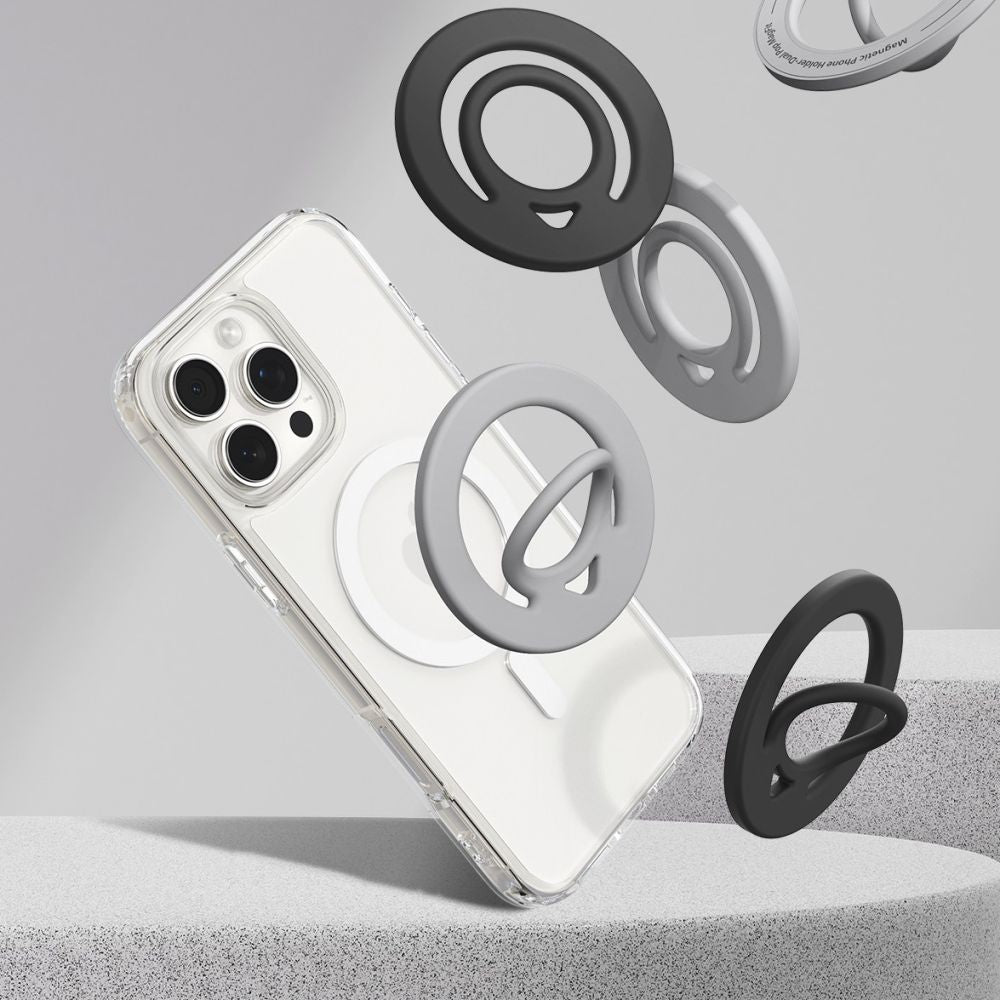 SPIGEN DUAL POP MAG MAGSAFE BAGUE DE TÉLÉPHONE NOIRE