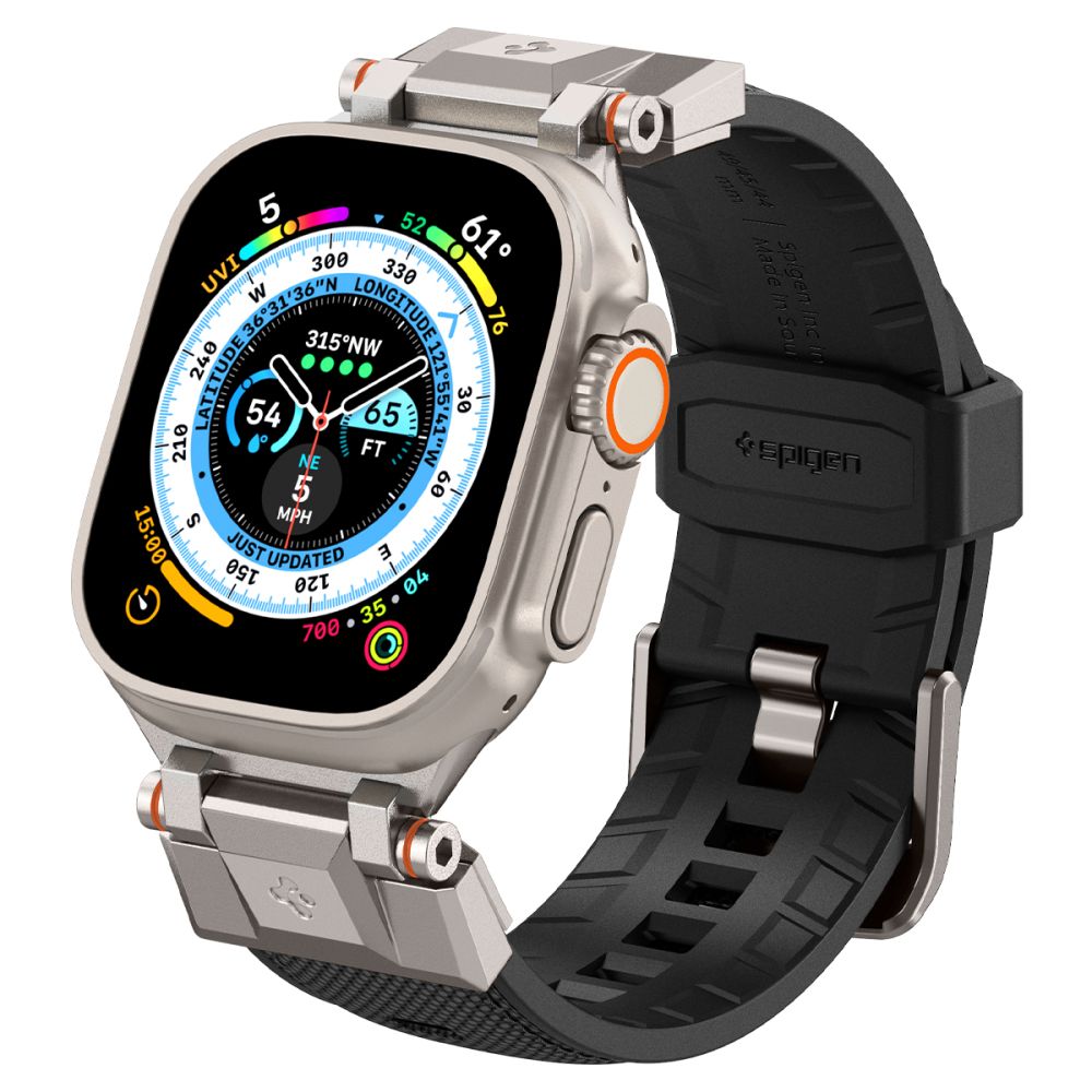 BRACELET SPIGEN DURAPRO ARMOR APPLE WATCH 6 / 7 / 8 / 9 / 10 / SE / ULTRA 1 / 2 (44 / 45 / 46 / 49 MM) NOIR