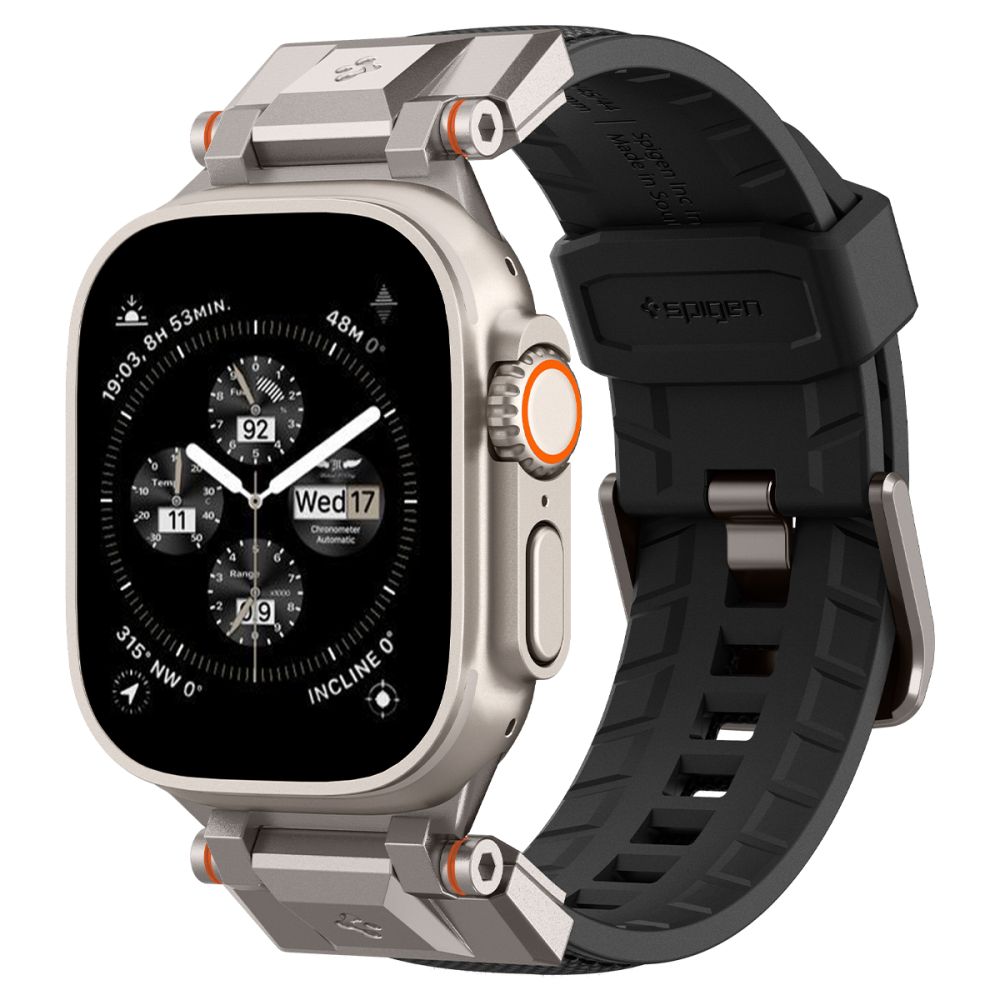 BRACELET SPIGEN DURAPRO ARMOR APPLE WATCH 6 / 7 / 8 / 9 / 10 / SE / ULTRA 1 / 2 (44 / 45 / 46 / 49 MM) NOIR