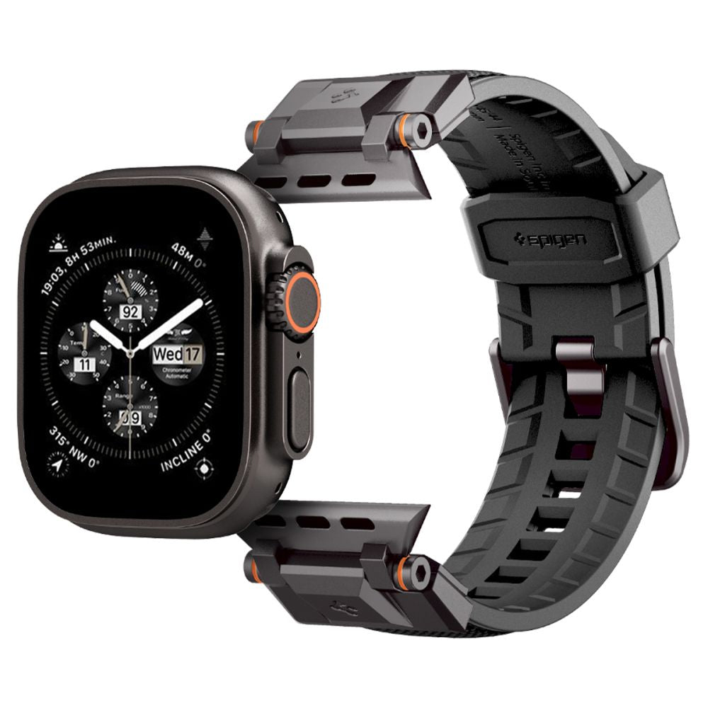 SPIGEN DURAPRO ARMOR APPLE WATCH 6 / 7 / 8 / 9 / 10 / SE / ULTRA 1 / 2 (44 / 45 / 46 / 49 MM) ÉDITION NOIRE