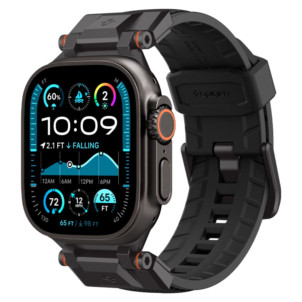 SPIGEN DURAPRO ARMOR APPLE WATCH 6 / 7 / 8 / 9 / 10 / SE / ULTRA 1 / 2 (44 / 45 / 46 / 49 MM) ÉDITION NOIRE