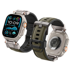 SPIGEN DURAPRO ARMOR APPLE WATCH 6 / 7 / 8 / 9 / 10 / SE / ULTRA 1 / 2 (44 / 45 / 46 / 49 MM) VERT MILITAIRE