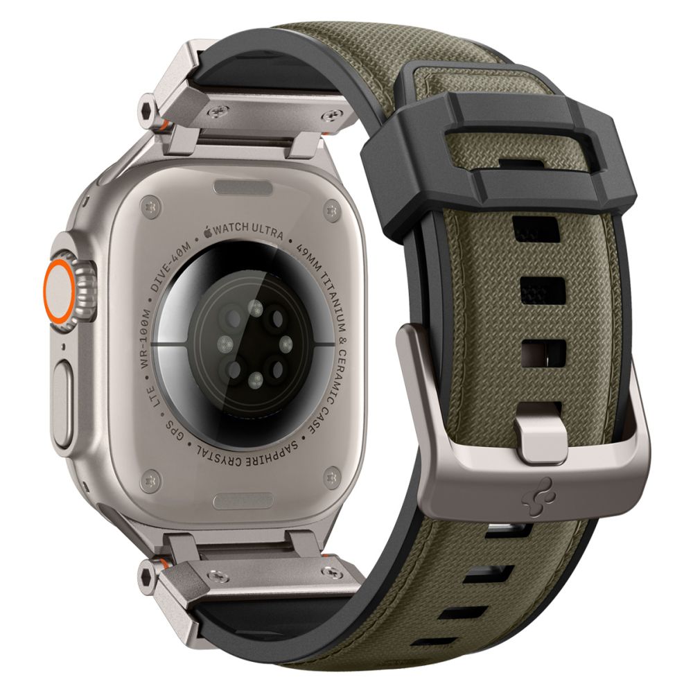 SPIGEN DURAPRO ARMOR APPLE WATCH 6 / 7 / 8 / 9 / 10 / SE / ULTRA 1 / 2 (44 / 45 / 46 / 49 MM) VERT MILITAIRE