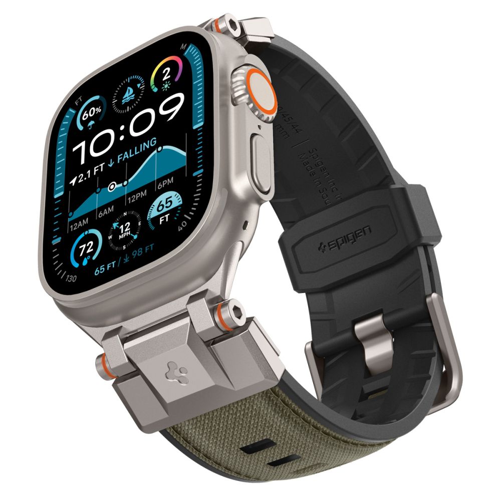 SPIGEN DURAPRO ARMOR APPLE WATCH 6 / 7 / 8 / 9 / 10 / SE / ULTRA 1 / 2 (44 / 45 / 46 / 49 MM) VERT MILITAIRE