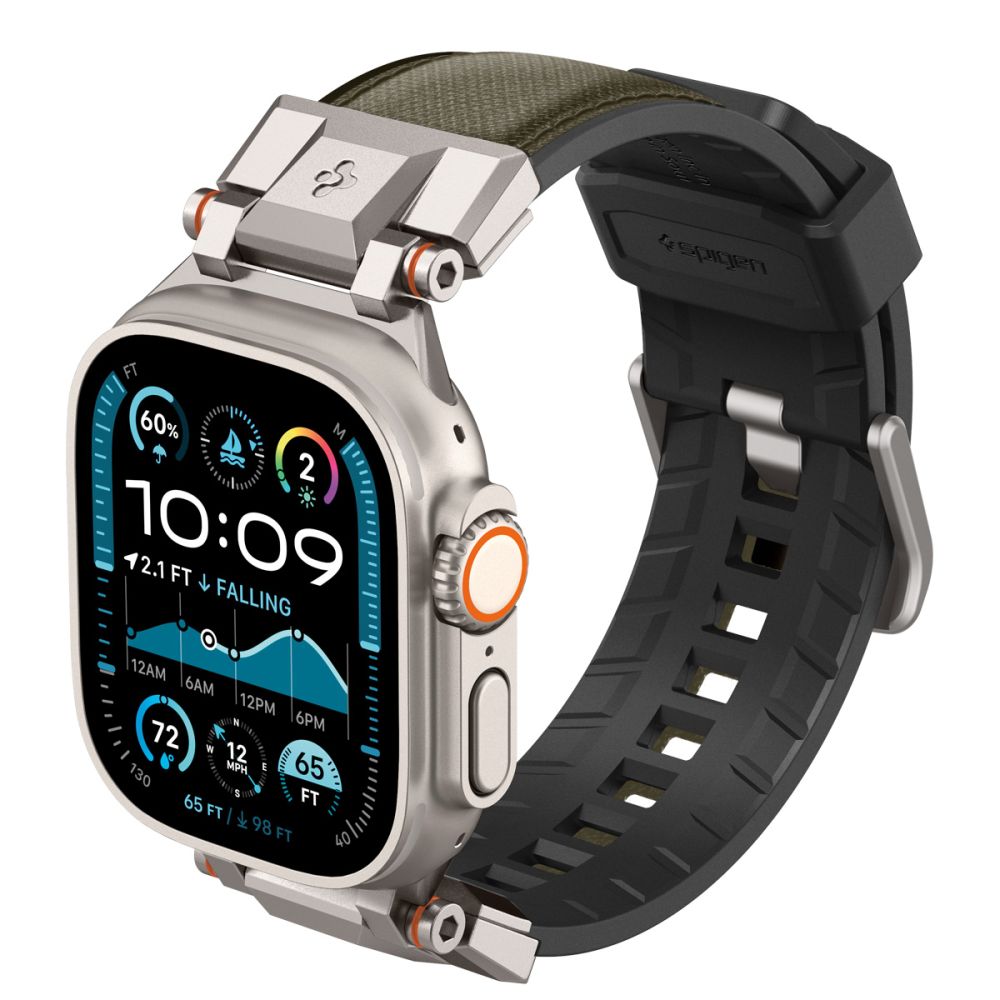 SPIGEN DURAPRO ARMOR APPLE WATCH 6 / 7 / 8 / 9 / 10 / SE / ULTRA 1 / 2 (44 / 45 / 46 / 49 MM) VERT MILITAIRE