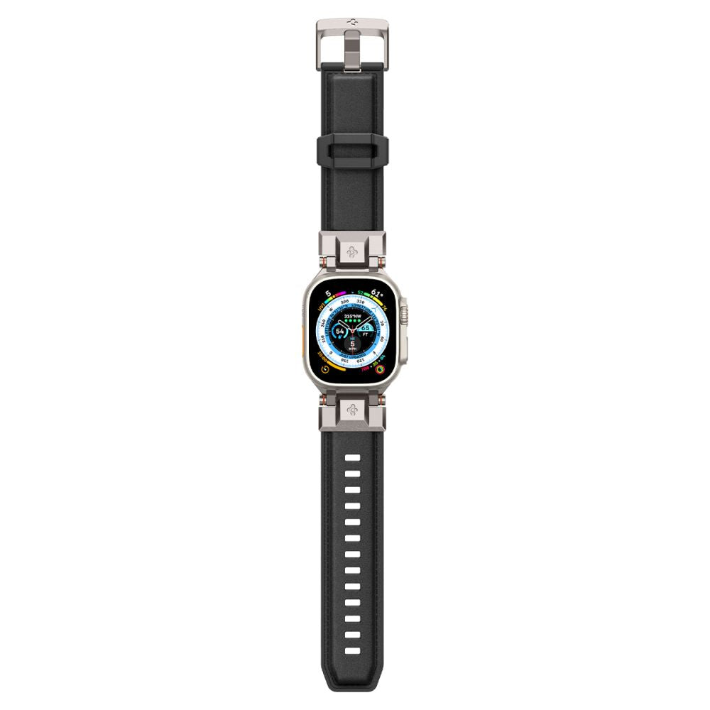 BRACELET SPIGEN DURAPRO ARMOR PU POUR APPLE WATCH 6 / 7 / 8 / 9 / 10 / SE / ULTRA 1 / 2 (44 / 45 / 46 / 49 MM) NOIR