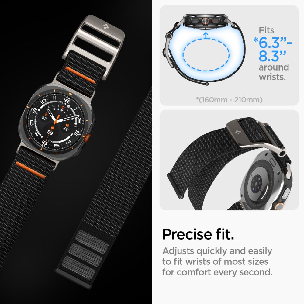 BRACELET SPIGEN DURAPRO FLEX SAMSUNG GALAXY WATCH ULTRA (47 MM) NOIR