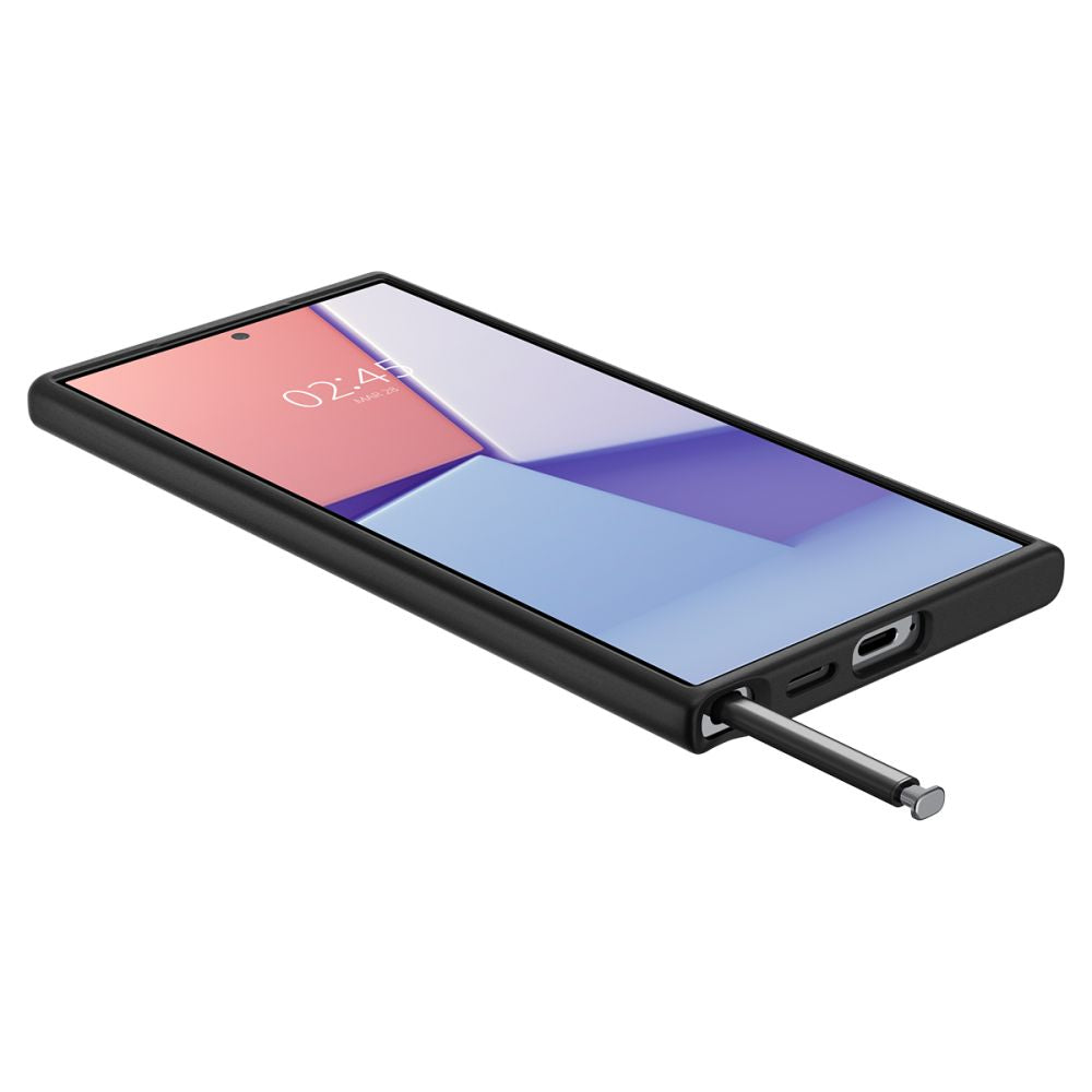COQUE SPIGEN ENZO ARAMID GALAXY S24 ULTRA NOIR MATTE