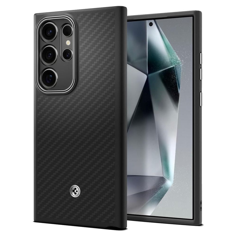 COQUE SPIGEN ENZO ARAMID GALAXY S24 ULTRA NOIR MATTE