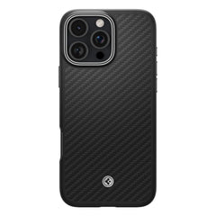 COQUE SPIGEN ENZO ARAMID MAG MAGSAFE IPHONE 16 PRO NOIR/ARGENT