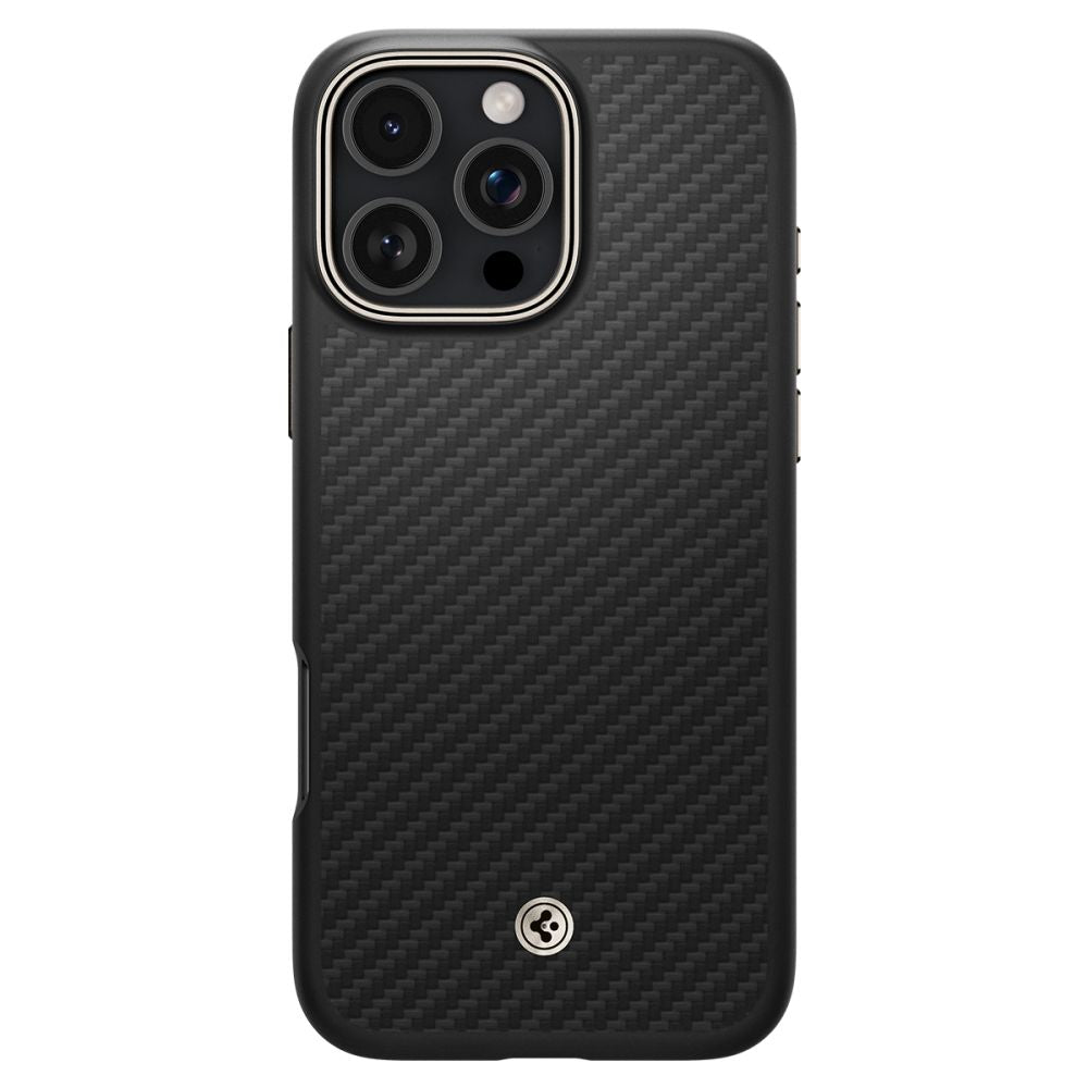 COUVERCLE SPIGEN ENZO ARAMID MAG MAGSAFE IPHONE 16 PRO MAX NOIR/NATUREL