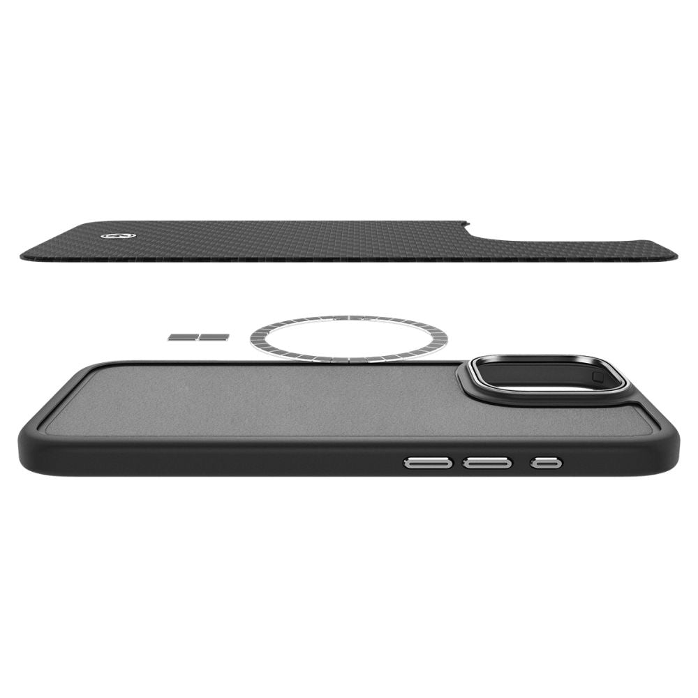 COQUE SPIGEN ENZO ARAMID MAG MAGSAFE IPHONE 16 PRO MAX NOIR/ARGENT