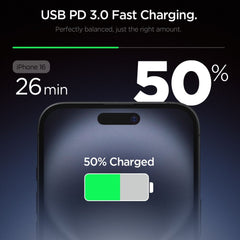 SPIGEN ESSENTIAL EE201EU CHARGEUR RÉSEAU 1 PORT 20W NOIR