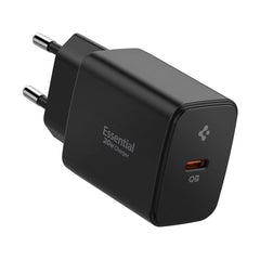 SPIGEN ESSENTIAL EE201EU CHARGEUR RÉSEAU 1 PORT 20W NOIR