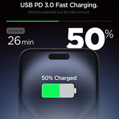 SPIGEN ESSENTIAL EE201EU CHARGEUR RÉSEAU 1 PORT 20W BLANC