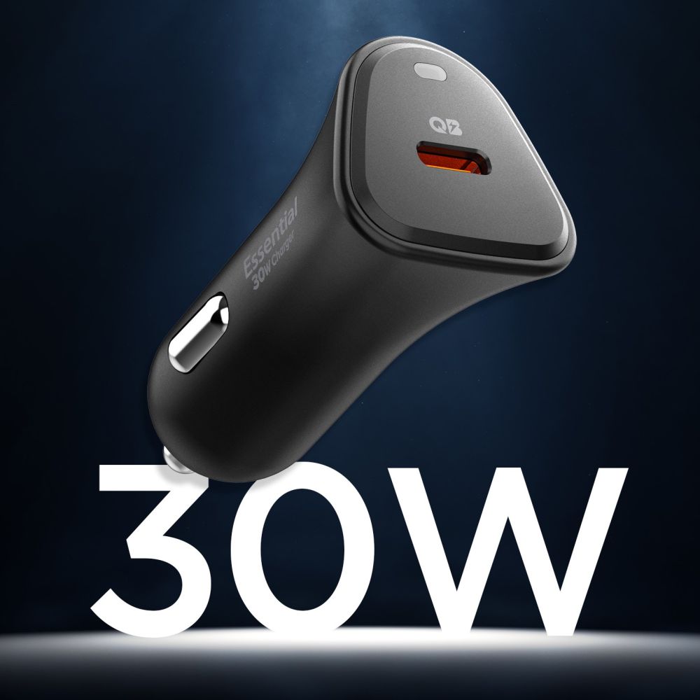 Chargeur de voiture SPIGEN ESSENTIAL EV301 1-port 30W noir